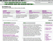 Tablet Screenshot of earthref.org